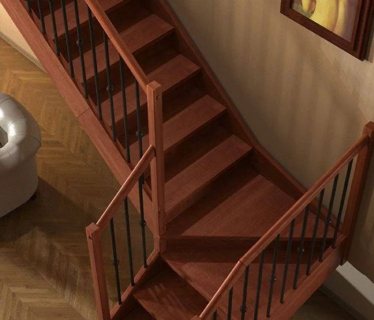 Escaleras de madera para interior