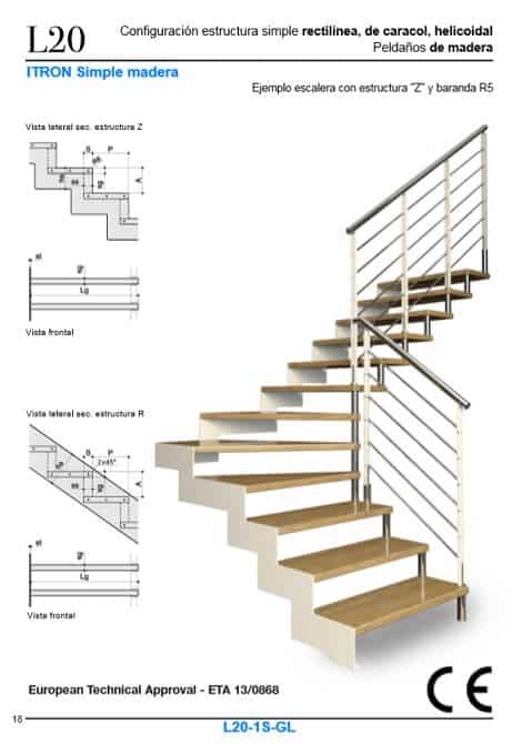 Escaleras Enesca con marcado CE