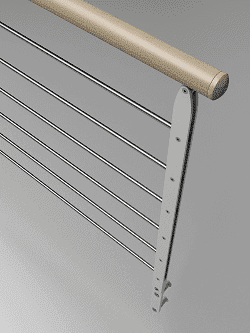Barandillas de varillas para escaleras de Enesca