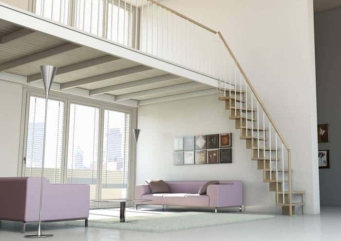 Escaleras interiores confort Basik de Enesca