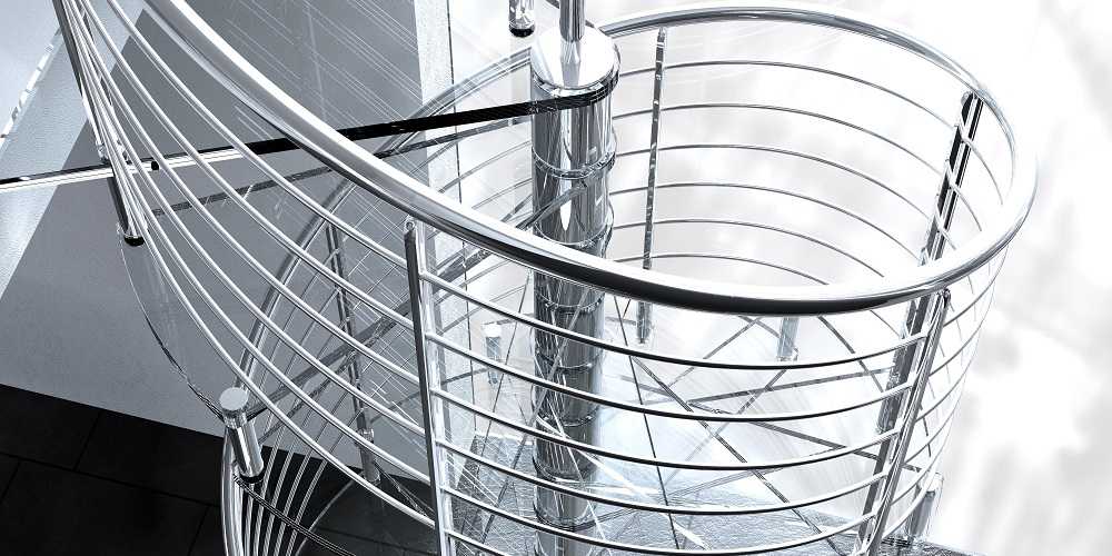 Escaleras originales de caracol INOX de Enesca