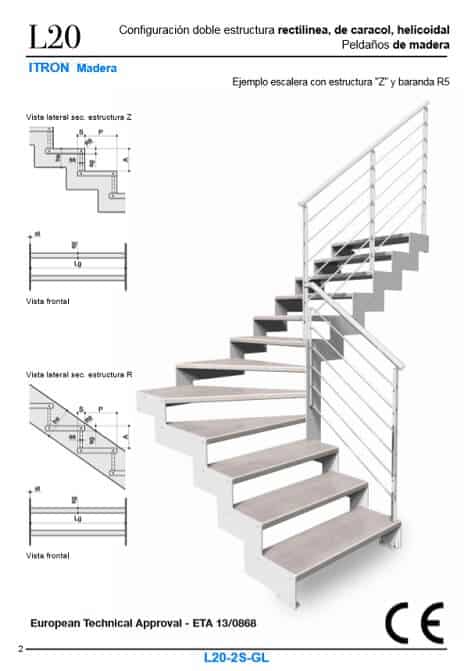 Escaleras Enesca con marcado CE
