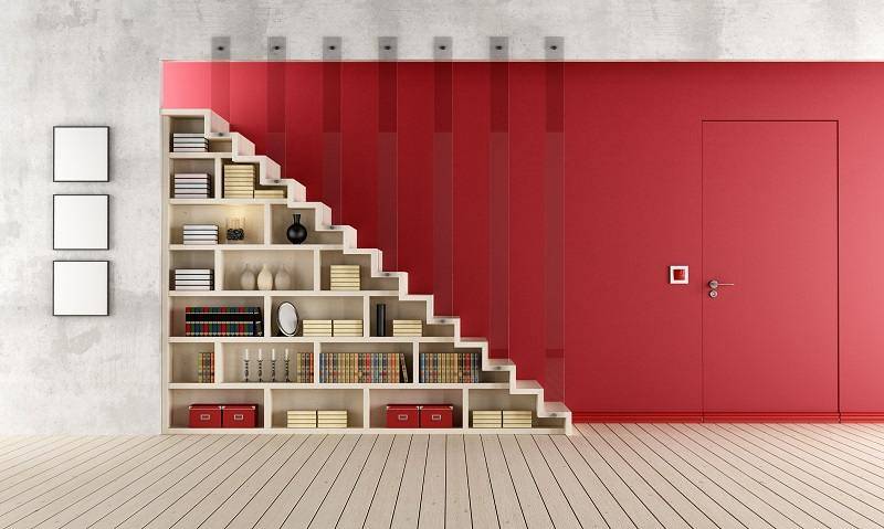 Decoracion de escaleras de madera de Enesca