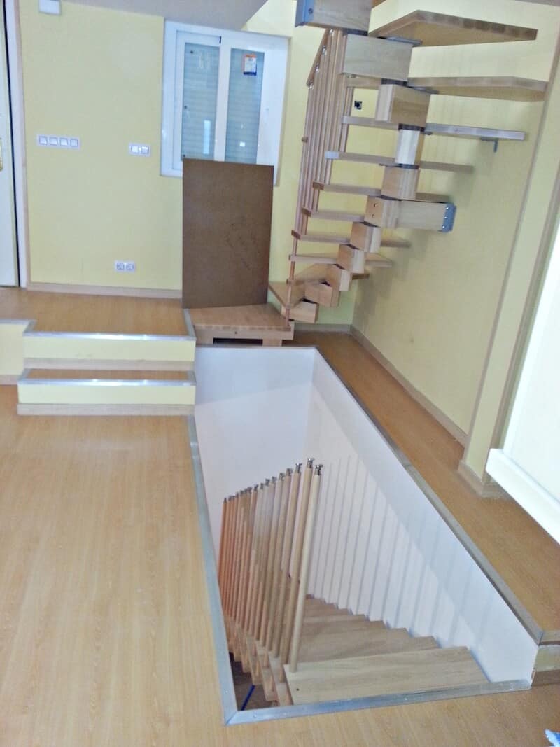 Escalera de Madera Doxa Wood Orcasitas de Enesca