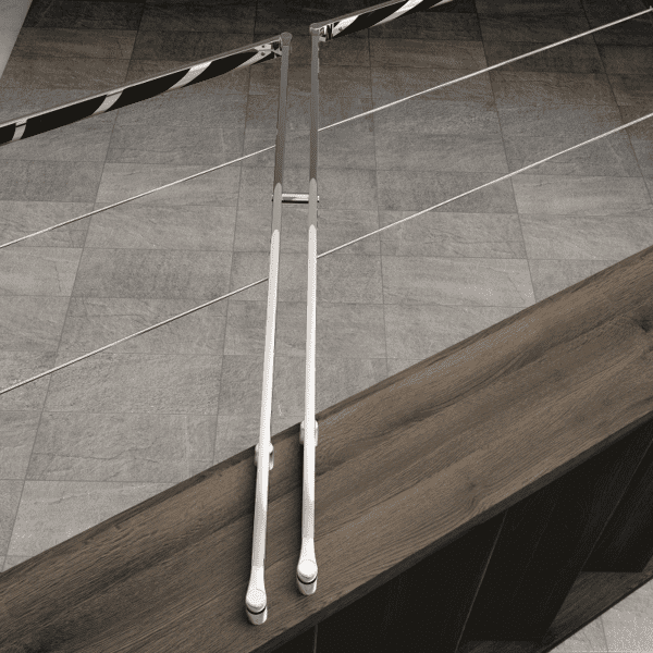 Barandillas de acero inoxidable para escaleras de interior R7 de Enesca