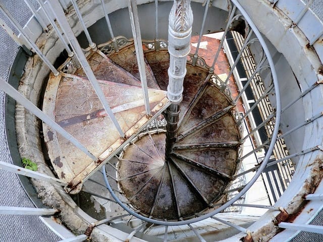 Escalera de hierro