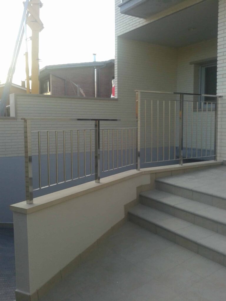 baranda inox barrote vertical - enesca baranda inox barrote vertical - enesca