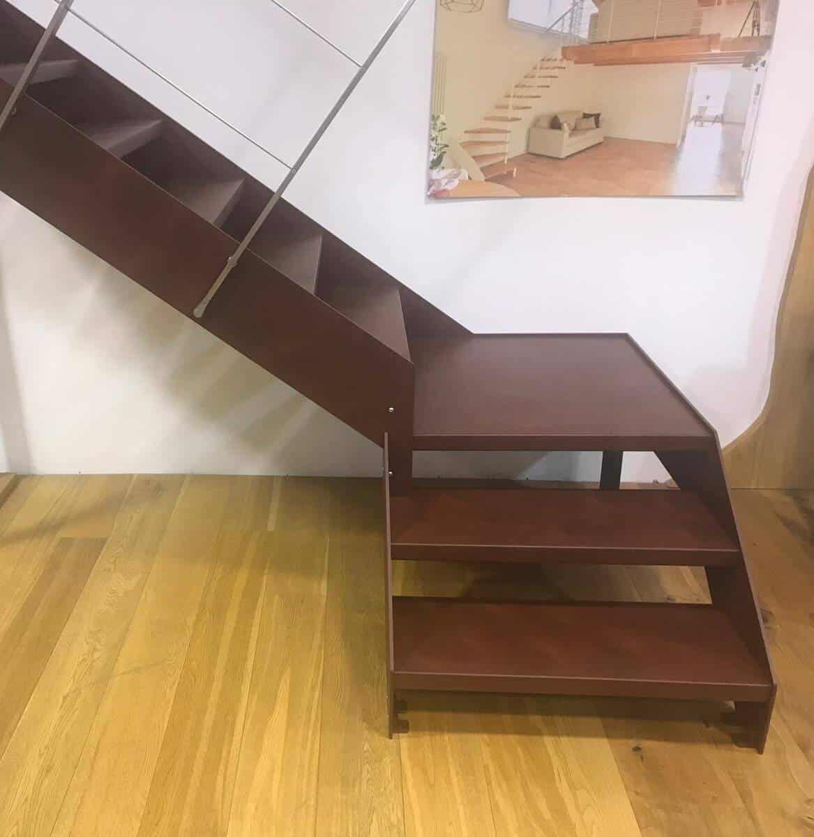 Escalera recta a tramos de Enesca.es