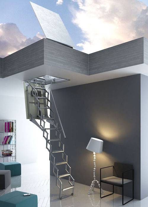 Escalera plegable Flexa Terraza Autom&aacute;tica 300 Vip