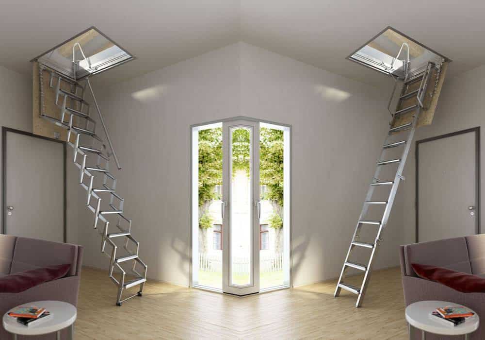 Escaleras escamoteables de Enesca