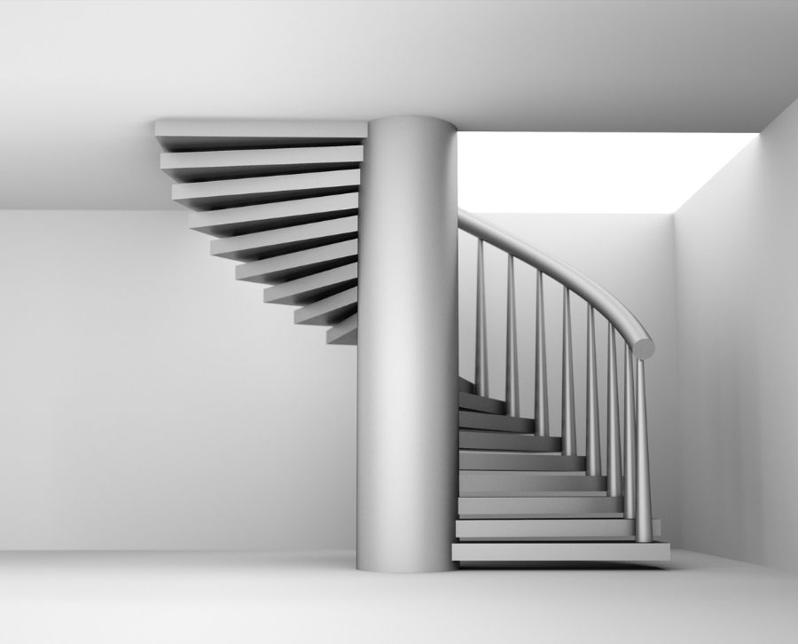 Barandas de forja para Escaleras de caracol en Enesca