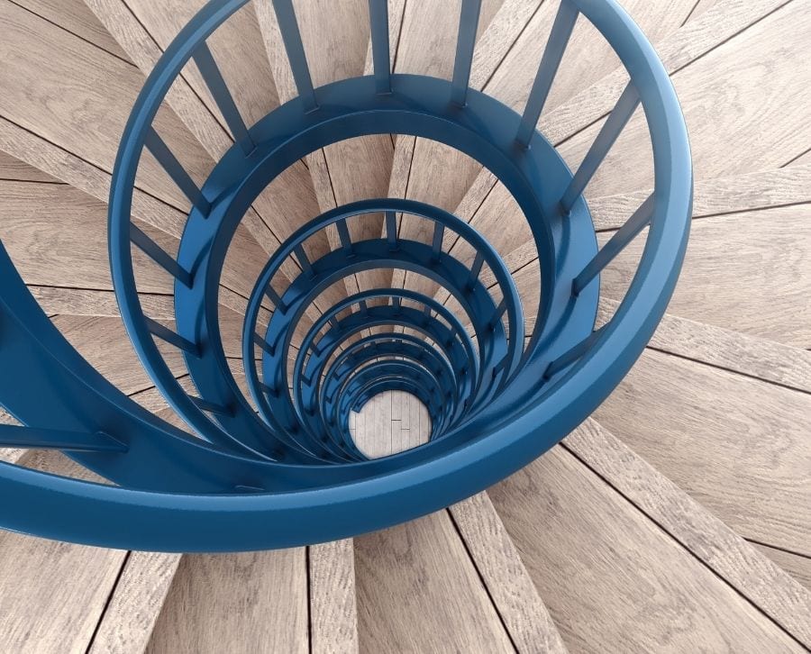 Barandas de forja para escaleras Escaleras Enesca de caracol para interiores