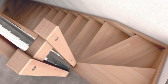 Escaleras de madera renovables y sostenibles Enesca
