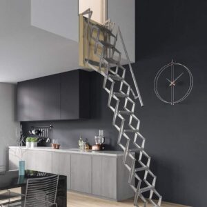 Escalera escamoteable Flexa Pared de Enesca