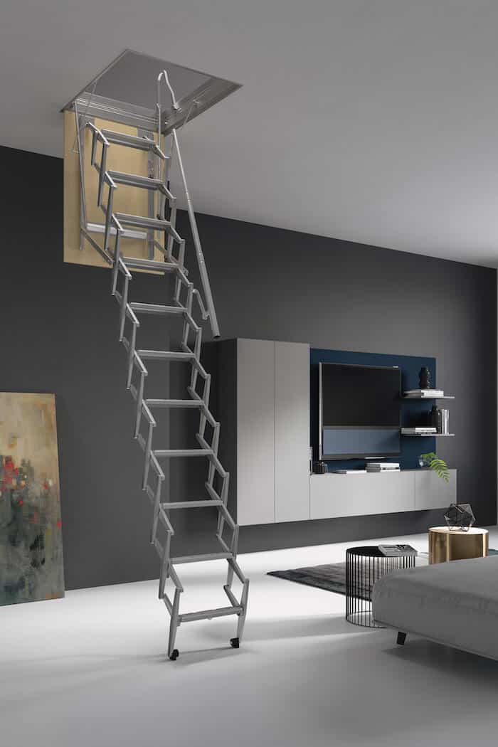 Escalera escamoteable Flexa de Idealkit de Enesca