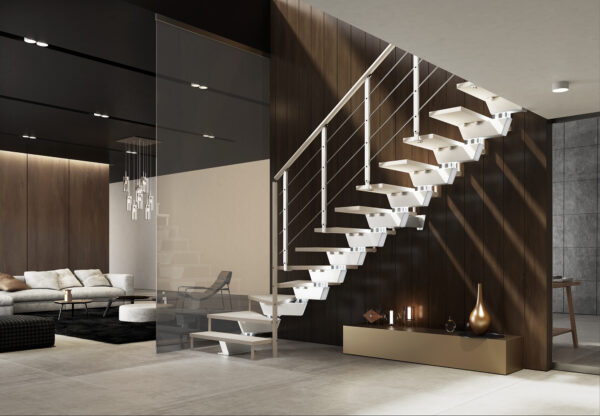 Escalera de tramos modular de Enesca KNOCK 22 23 sd