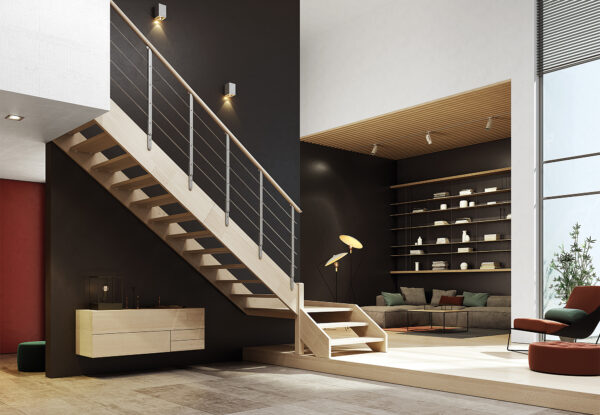 escalera brick moderna interior