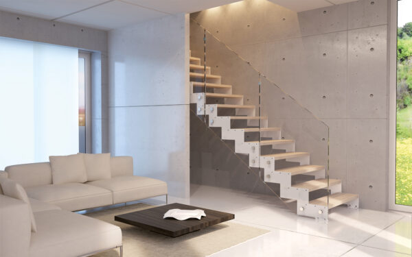 Escalera daisy de diseño minimalista de Enesca