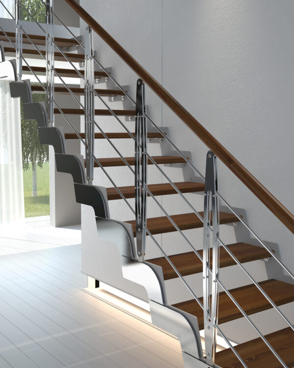 Escalera de tramos loft de Enesca