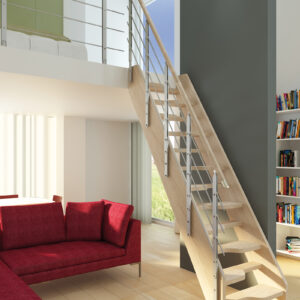 Escalera ahorradora espacio mini brick de Enesca