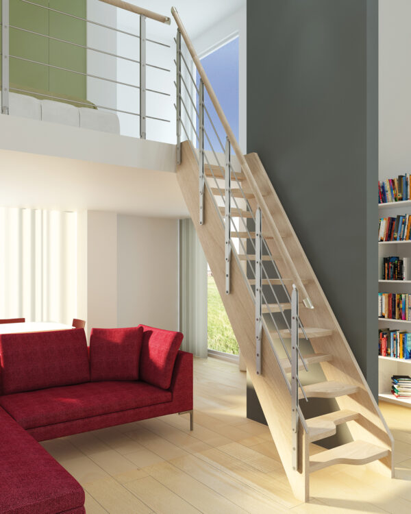 Escalera ahorradora espacio mini brick de Enesca