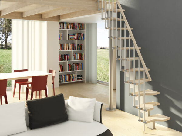 Escalera ahorradora mini plus de interior pequeña de Enesca