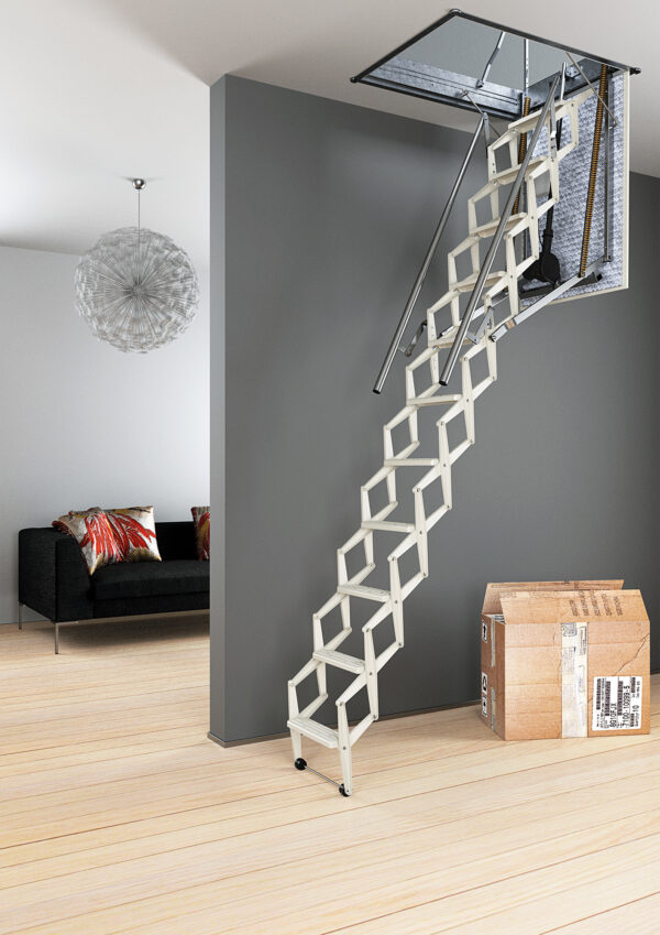Escalera retractil escalmatic motorizada de Enesca