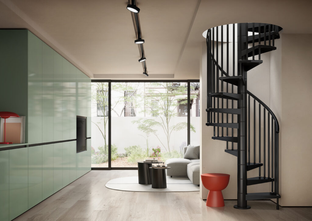 escalera modelo ORBITA INNER enesca.es